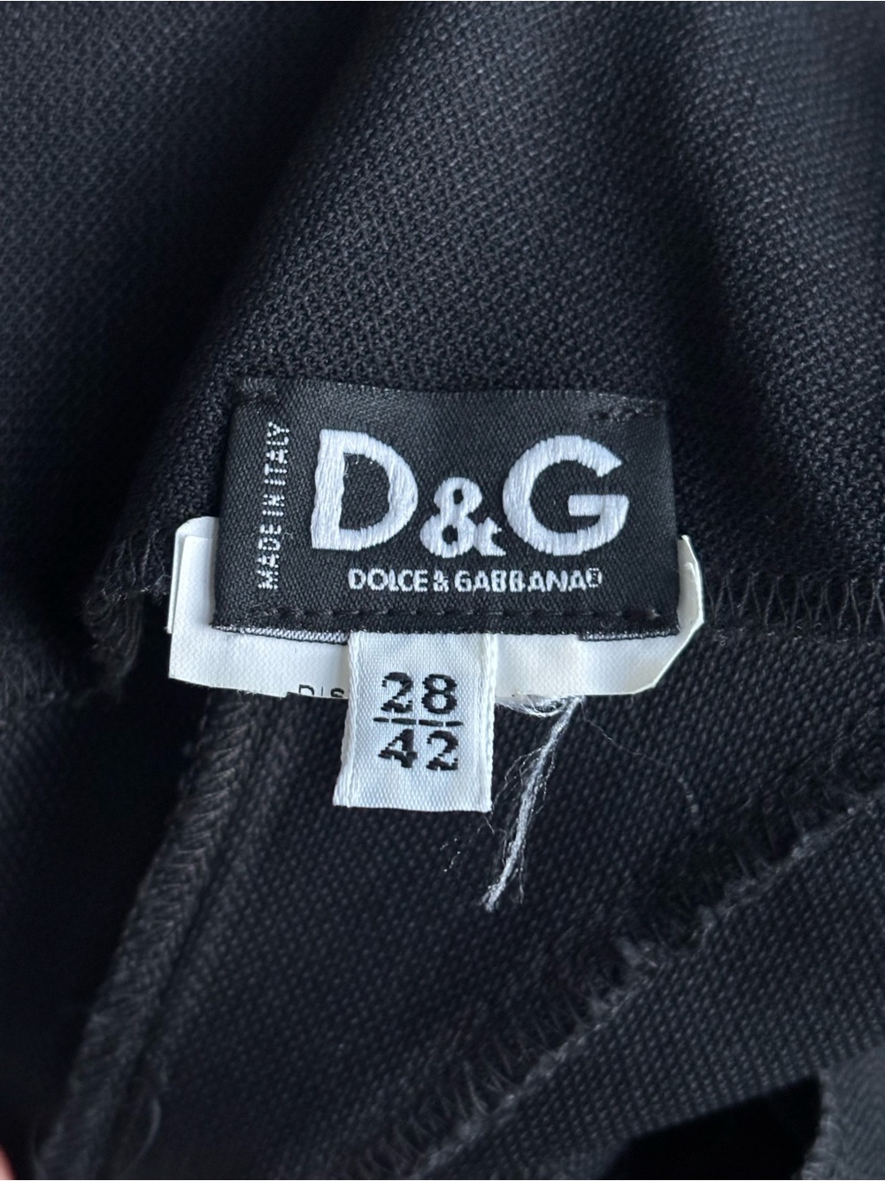 Dolce & Gabbana Black Midi Bustier Slip Dress - Picture 3 of 3